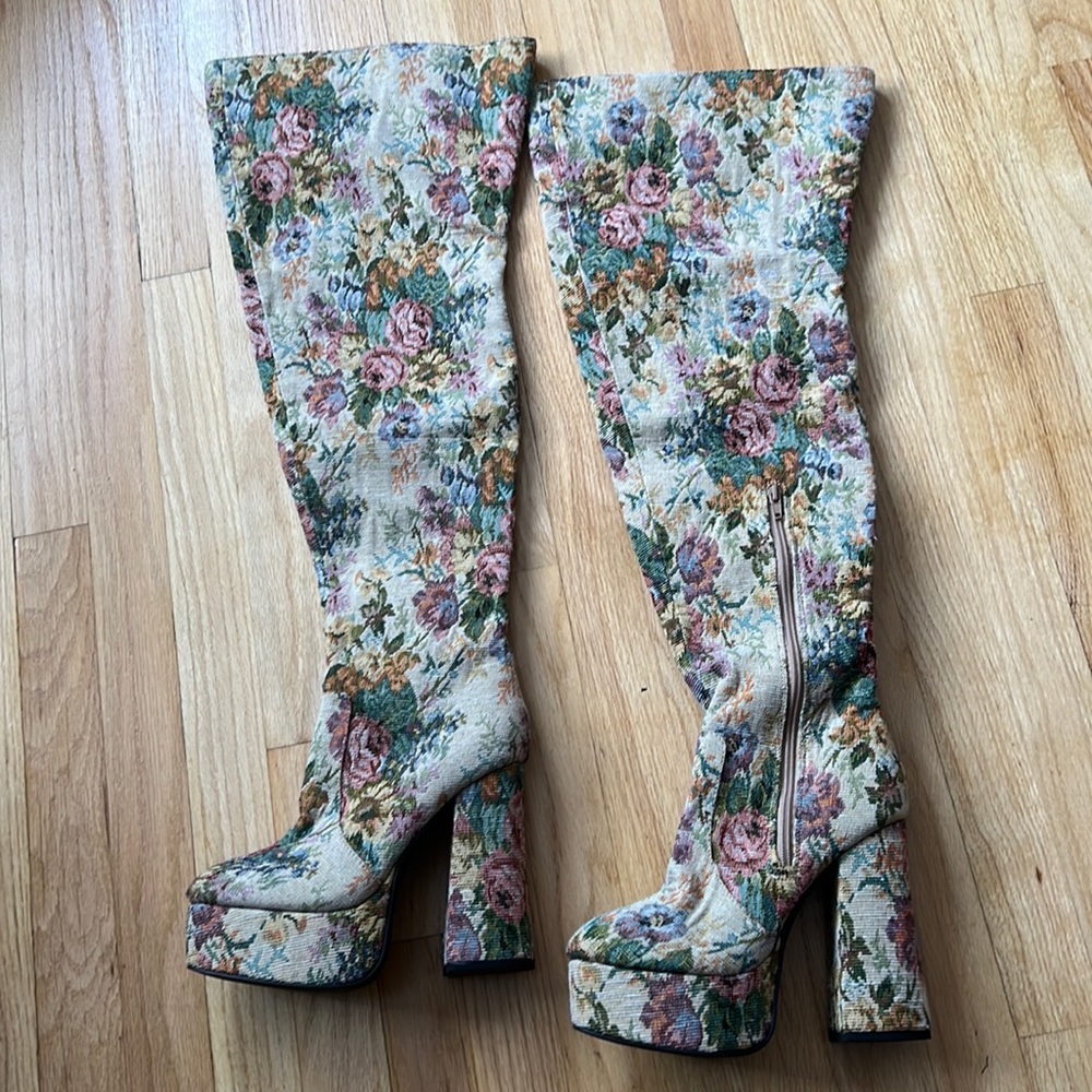 Dolls kill thigh high boots
